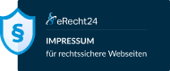 Abzeichen von eRecht24 für rechtssichere Webseiten