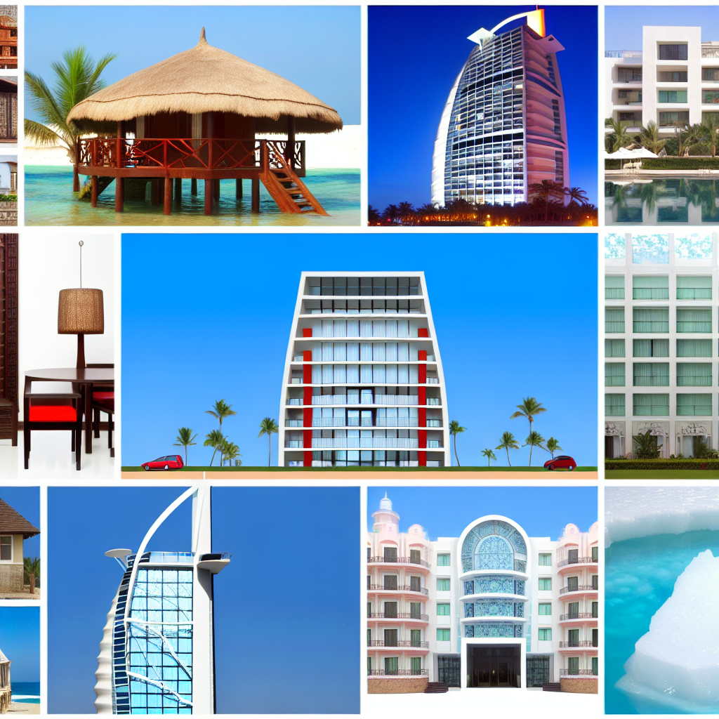 Verschiedene moderne Gebäude und Architektur